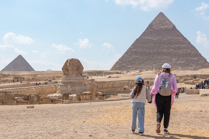 Cairo: Pyramids, Sphinx, Museum & Bazaar Tour with Female Guide - Morning pick-up, small group flow, and mobile tickets