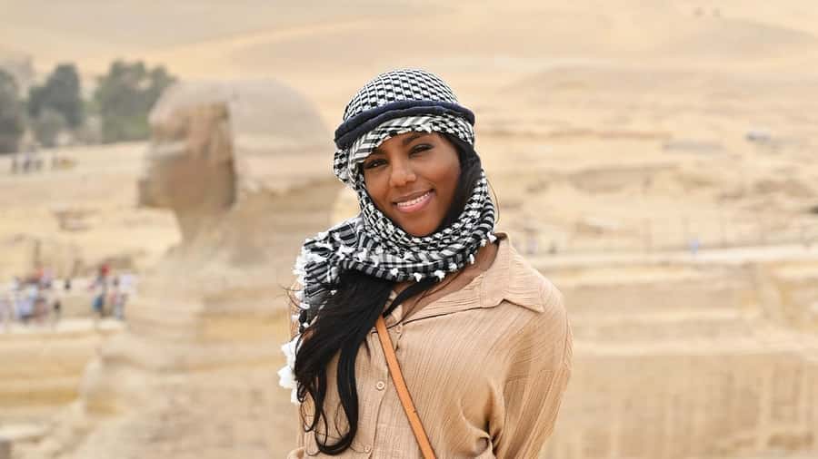 Cairo: Sunrise Camel Ride, Pyramids Tour & Local Breakfast. - The Great Sphinx: photo stop, but also a story anchor