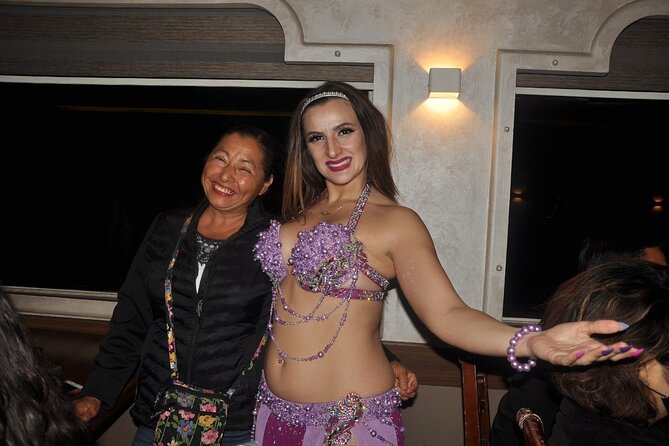 Cairo's Nile Cruise entertainment belly dancer&Tanora show&Dinner - The Big-Boat Sail and Cairo’s Night Views