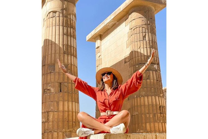 comfort Day tour to Giza pyramids & sphinx, saqqara and Memphis - Saqqara’s Step Pyramid and the Djoser-Serapum Complex story