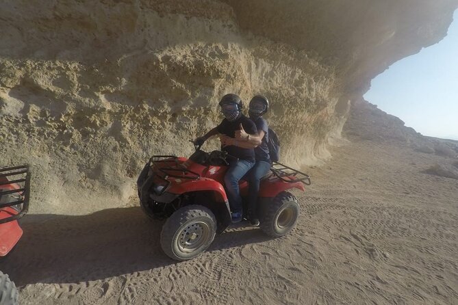 Crystal Makadi Bay quad trip - The ATV ride: dunes plus coastal scenery you can actually see