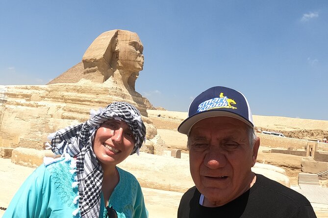 Day Tour Giza Pyramids ,Great Sphinx & Camel Ride Safari11USD - Great Sphinx Stop: Why the Guide Changes the Visit