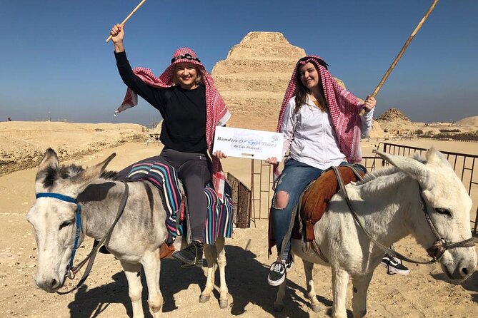 Day Tour To Giza Pyramids, Great Sphinx, Saqqara Pyramids & Memphis Capital - Price and what you actually get for $105