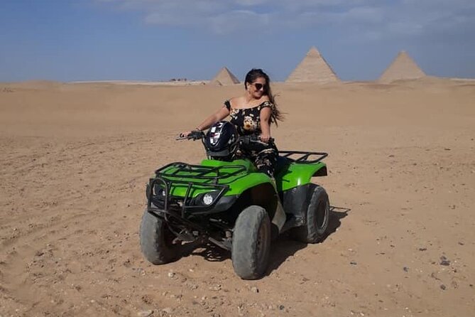 Day Tour Visit Giza Pyramids With Quad Bike And Camel Ride - Quad Bike in the Desert: Fun, Photos, and Safety Basics
