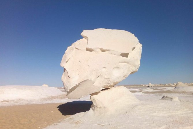 Day Trip To Bahariya Oasis Visit Black And White Desert From Cairo - White Desert: the rock sculptures that look like they’re playing tricks