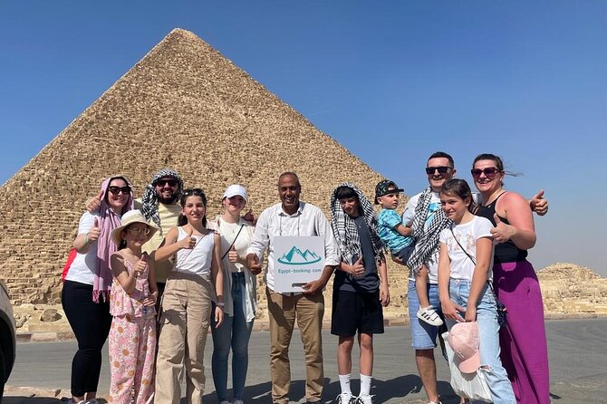 Day Trip to Cairo By Flight From Hurghada - Pyramids of Giza: Your 2 hours start with power and scale