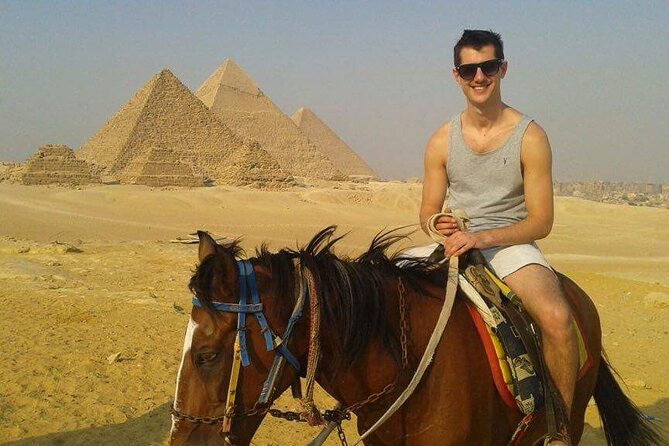 Day Trip to the Giza Pyramids, Memphis, and Sakkara - Giza Necropolis: pyramids, valley temple, and Sphinx photo time