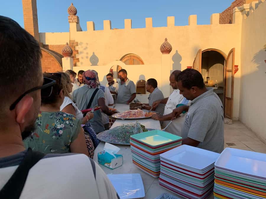 Desert Sunset Quad Bike ATV for 50Km, Oriental Show, Dinner, - Dinner, belly dancer, and fire show: what you’re really signing up for