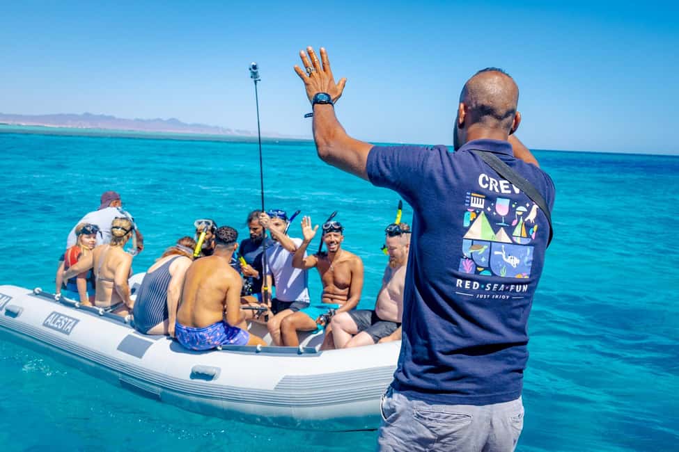 Dolphin Tour with Red Sea Fun. The Best in Hurghada - Snorkeling at Two Secluded Coral Reefs
