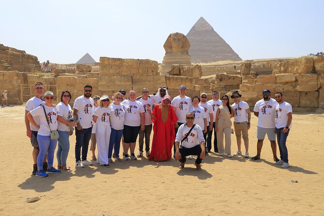 Egypt Adventure Tour 9 Days - Giza Pyramids and Sakkara Step Pyramids before the Aswan train