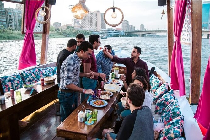 Elite Boats Tour in Cairo & Giza with Drinks Included - Drinks included, food extra: how to plan your evening