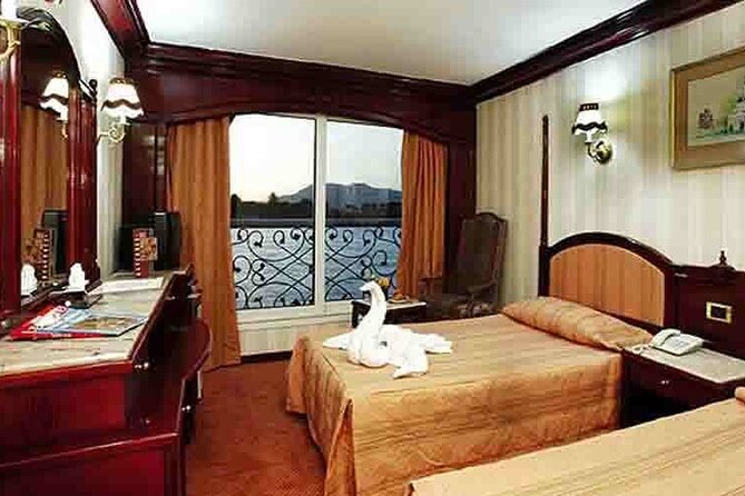 Enjoy 2 nights Nile cruise from Aswan to Luxor,Hot deal - Cabins, food, and onboard extras: what to expect day to day