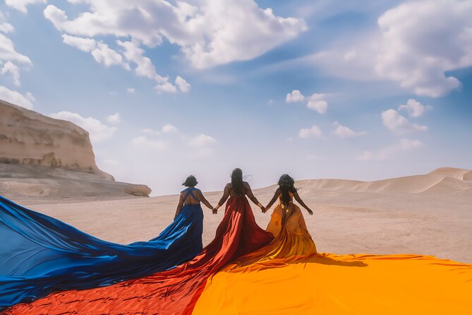 Epic Flying Dresses in Egypt - 4 Hours Private Photoshoot in Giza - The Team’s Role: Comfort for Solo Travelers, Couples, and Families