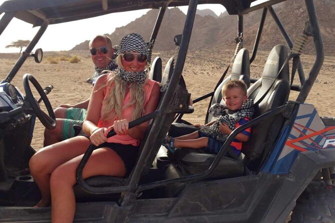 Family or double buggy safari & bedouin village in Sharm - The family buggy safari setup in Sharm