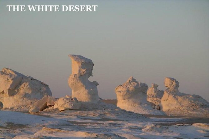 Fantastic Overnight White Desert and Baharya oasis - Day 1 signature stops: Black Desert, El Haize hot spring, Crystal Mountain, Agabat