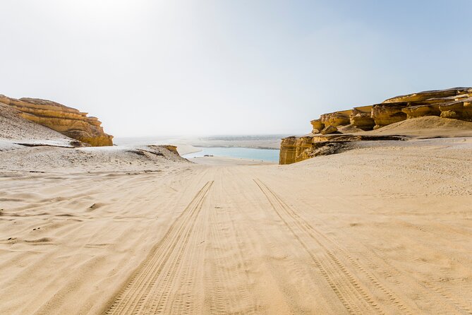 From Cairo: Desert Safari, Waterfalls, Sand boarding and Camel ride with Lunch - Wadi El Rayan Waterfalls: the desert oasis break