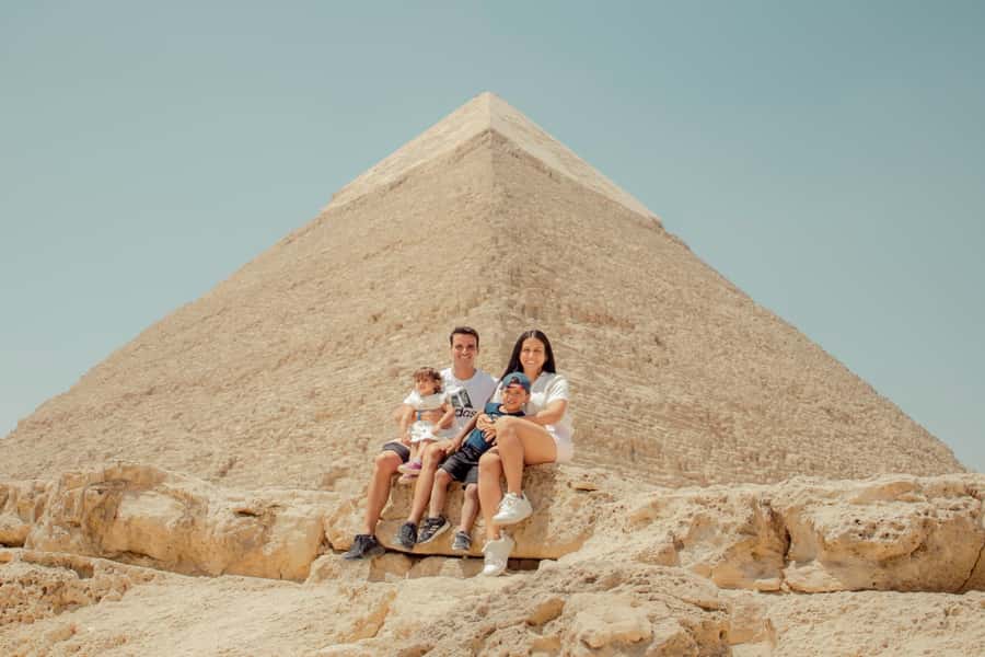 From Cairo: Pyramids of Giza, Sphinx, Saqqara & Memphis Tour - Skip-the-line tickets, card-only entrance rules, and what to bring
