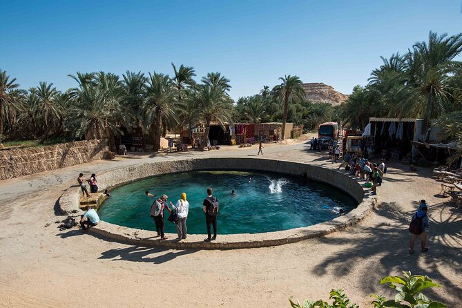From Cairo: Sulfur & Salt Lake Swim, 4x4 Safari & Siwa Oasis Tour - Day 2: Mountain of the Dead tombs, 4x4 safari, and Siwa’s salt and springs