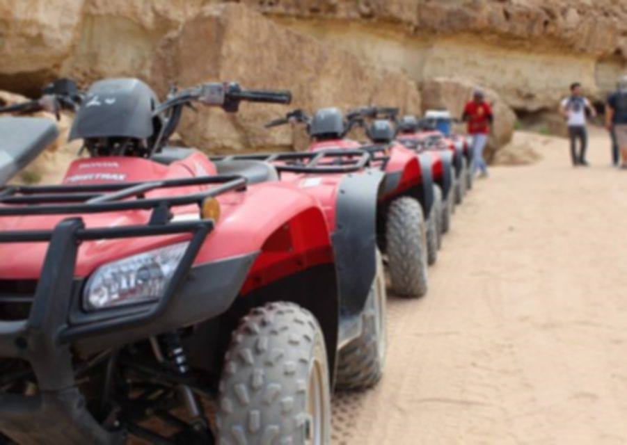 From El Gouna: Dry Canyon Quad Bike Morning Tour - The quad ride through Wadi Billy: 40 km of desert, dust, and speed