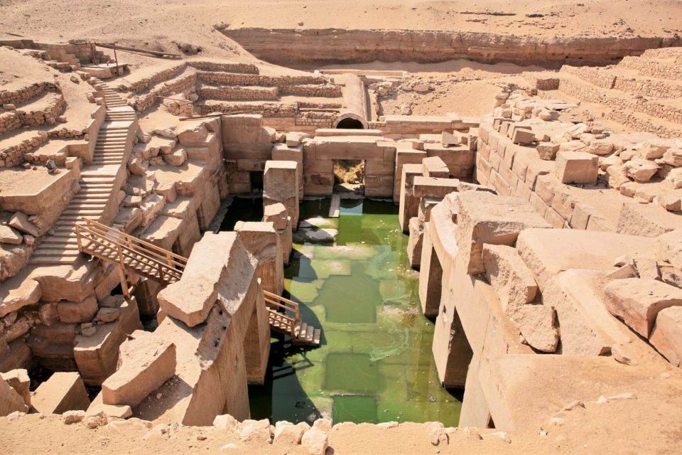 From Hurghada: Abydos, Osireion, and Dendera Day Tour - Osireion Bath: the watery space behind Seti I