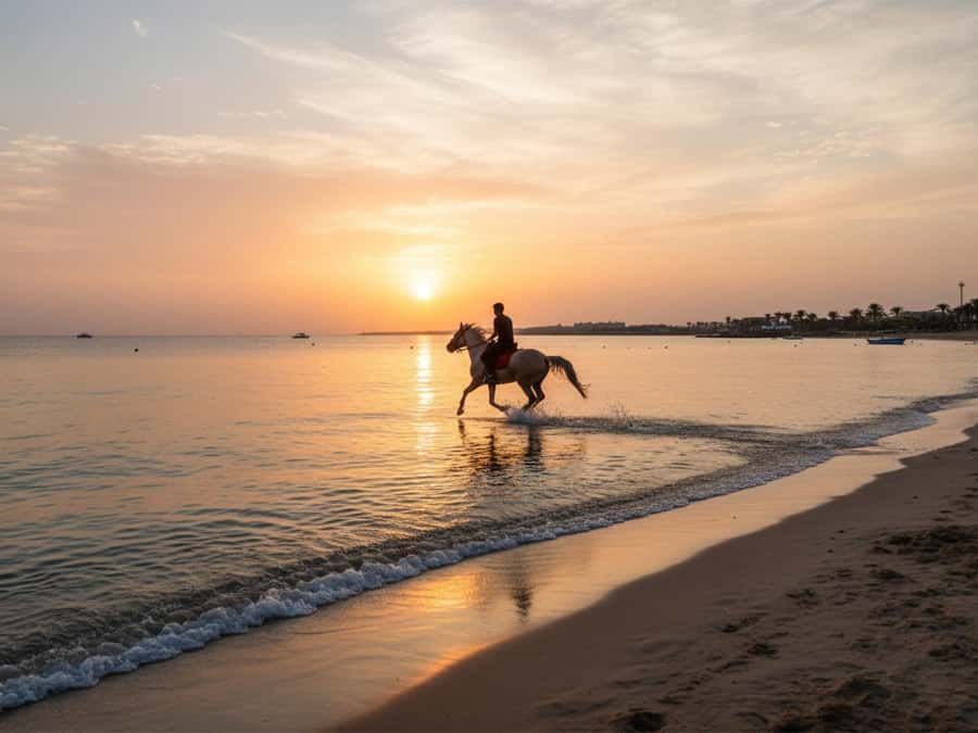From Hurghada: Red Sea Sunrise and Desert Horseback Riding - Getting there smoothly: transfer options and real travel times