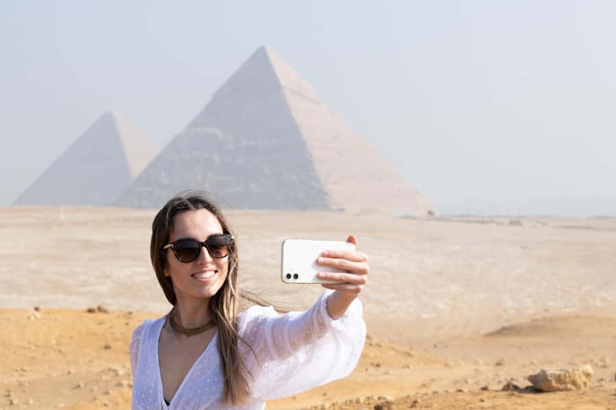 From Sharm El Sheikh: Cairo Pyramids Full-Day Tour by Plane - Giza Plateau: Great Pyramids, Great Sphinx, and the Camel Photo Moment