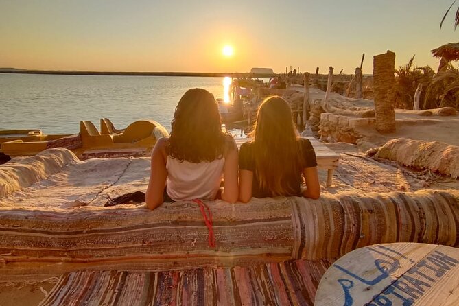 From Siwa: Full day to Salt Lake, Cleopatra Spring & Siwa City tour with Sunset - Getting picked up and transported across Siwa