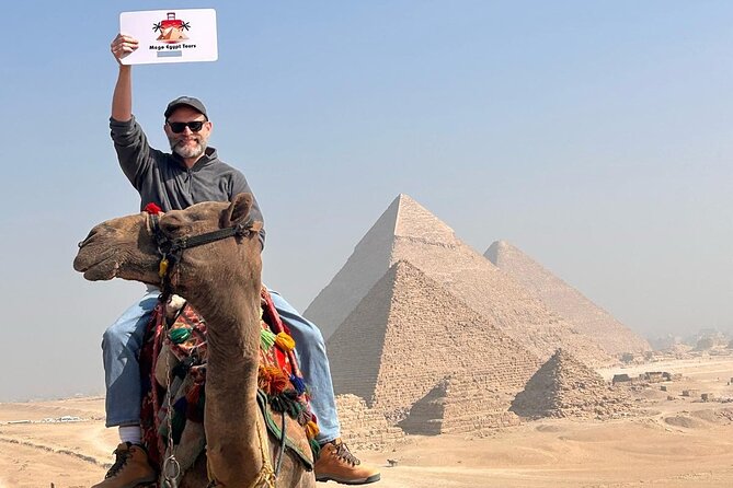 Full Day Pyramids of Giza, Sphinx and Grand Egyptian Museum GEM - Private Pickup and an Egyptologist Guide You Can Ask Questions To