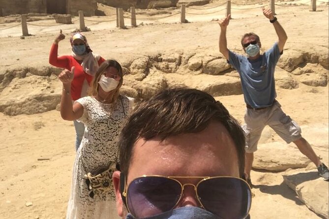 Full-Day Tour Giza Pyramid Egyptian Museum Khan El Khalili - Great Pyramid of Cheops (Khufu) + Sphinx Area: The Icon, Up Close