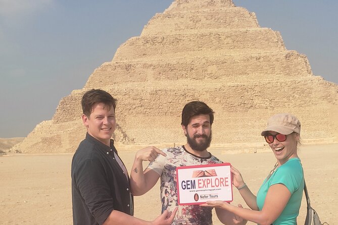 Full Day Tour Giza Pyramids, Sphinx, Saqqara &Dahshur Pyramids - Dahshur after lunch: Red Pyramid and Bent Pyramid with real entry choices