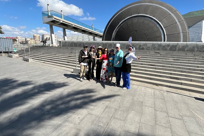 Full Day Tour in Alexandria city from Cairo by private vehicle - Stop 1: Ancient Roman Amphitheater with marble seating and mosaics