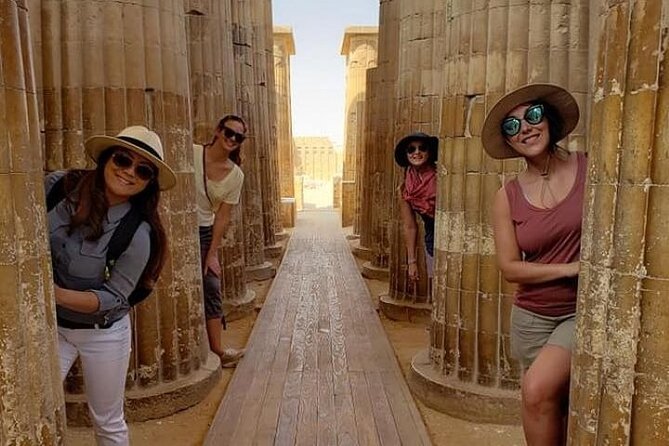 Full-Day Tour to Giza Pyramids, memphis and Sakkara Step Pyramid - Private Egyptology on a Tight 8-Hour Route