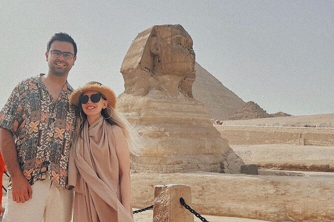 Full-Day Tour to Giza Pyramids Saqqara Memphis Sphinx Private - Stop 3: Khafre’s Pyramid — Sphinx Temple and Statues in the Story