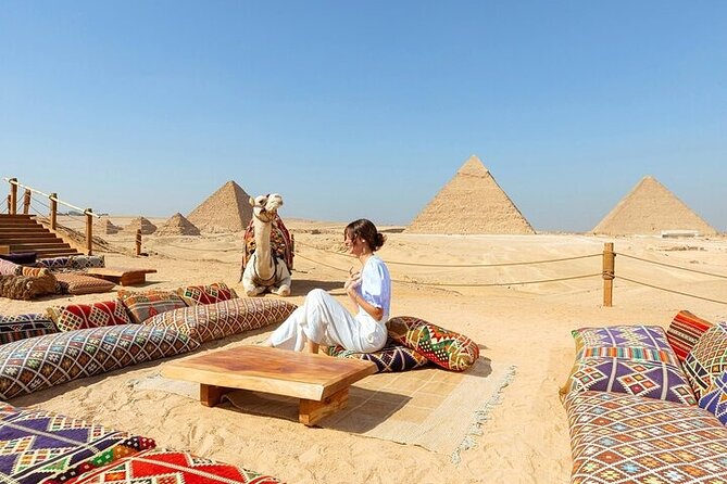 Full- Day Tour to Giza Pyramids Saqqara Serapeum Private Tour - Serapeum: Apis bull burial tunnels and giant sarcophagi