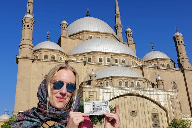Full Day tour to great pyramids Sphinx Citadel and Bazaar - Stop 6: Cairo Citadel of Saladin and Muhammad Ali’s alabaster mosque