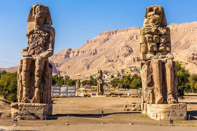 Full Day Tour to Luxor from Cairo by Plane with King Tut Tomb - Colossi of Memnon: short stop, big presence