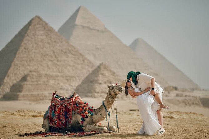 Giza day Tour to Pyramids, Memphis City, Sakkara and Camels - Giza Plateau: Great Pyramid views, Khafre’s complex, and the Sphinx area