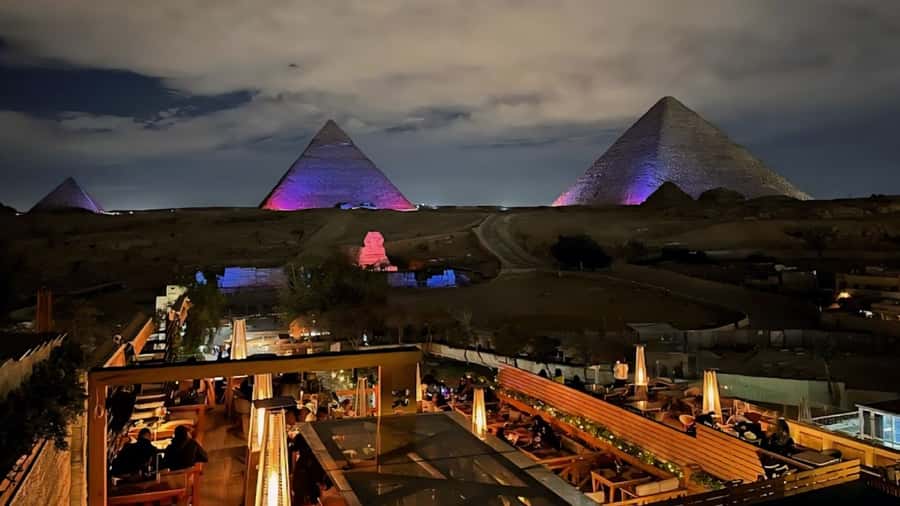 Giza: Dinner with Pyramids All Around You at Rooftop7000 - Why this rooftop dinner near the pyramids is such a smart Giza plan