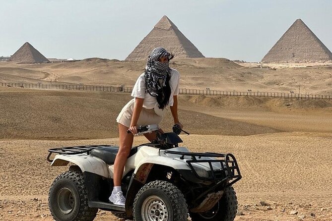 Giza Pyramid tour with ATV,Camel,Lunch,shopping,Dinner Show - Giza Pyramids and the Great Sphinx With a Private Egyptology Guide