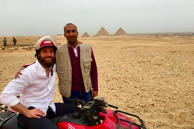 Giza Pyramids Adventure Tours With ATV Quad Bike Ride in Desert - Menkaure Pyramid: short stop, useful context