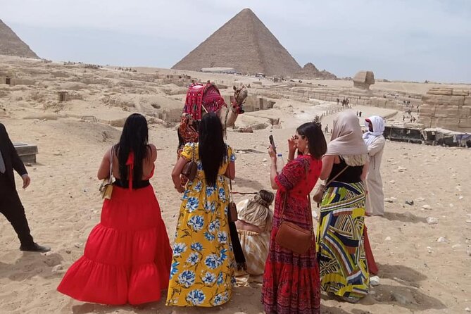 Giza pyramids and quad ATV bike one hour around Sahara desert in Giza - Valley Temple and the wishing well: a quieter moment with payoff