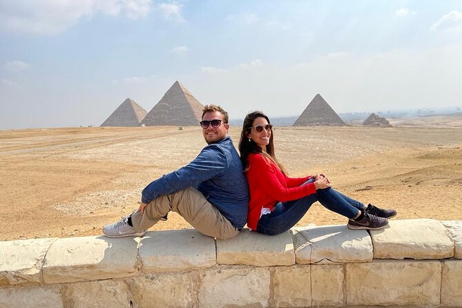Giza Pyramids, Egyptian museum from Alexandria or Port Said Port - The Sphinx and Valley Temple of Khafre: iconic, but don’t rush the meaning