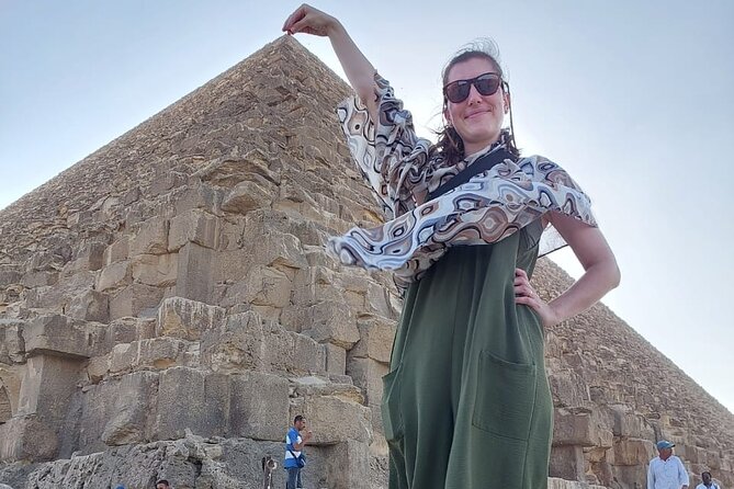 Giza Pyramids From Cairo Airport All Inclusive Private Trip - Great Pyramid of Giza: The Main Event, With Real Context