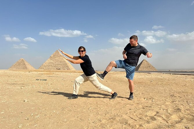 Giza Pyramids In 4 Hours with professional photography - Stop 1 in Cairo: pickup positioning, not a sightseeing detour