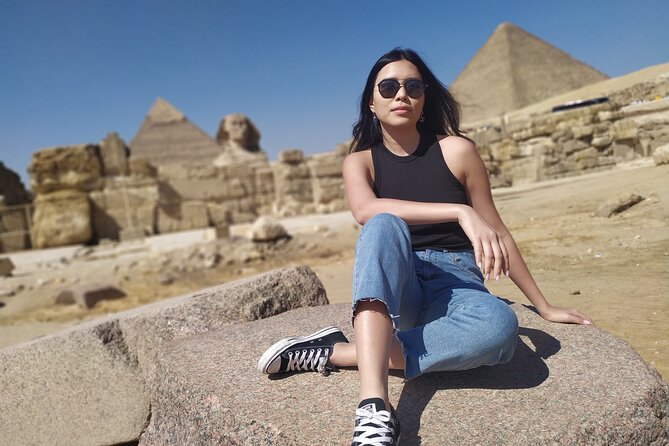 Giza Pyramids, Memphis and Sakkara Day Trip - Giza Pyramids and the Great Sphinx: the day’s big wow factor