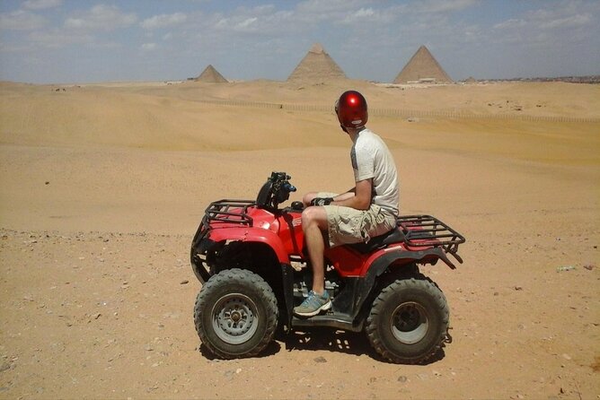 Giza Pyramids private tour, ATV bike, Lunch, Camel ride, shopping - Falafel lunch and water: small comforts that keep your energy steady