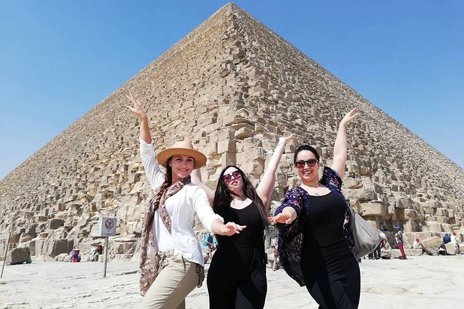 Giza Pyramids, Ride a Camel, Sphinx, Egyptian Museum& Bazaar, Lunch is included. - Egyptian Museum: Tutankhamun, golden mask area, and what to plan for