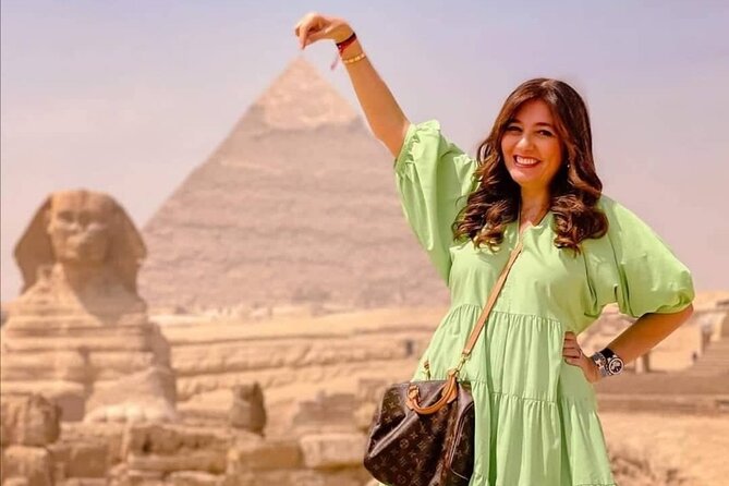 Giza Pyramids, Ride a Camel, Sphinx, Egyptian Museum& Bazaar, Lunch is included. - Giza Pyramids and the Sphinx: what makes this stop work