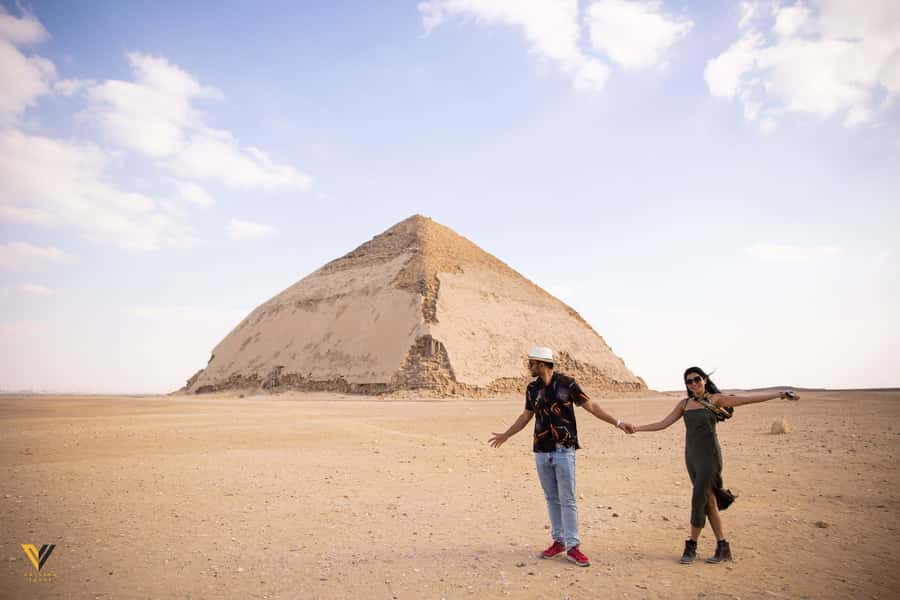 Giza Pyramids, Sakkara, Mystikal Serapeum, Dahshur - Dahshur Pyramids: Red and Bent, plus the comfort check for inside access
