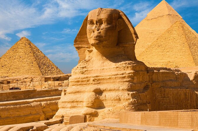 Giza pyramids, Saqqara and Dahshur day tour - Giza Plateau: Great Pyramid, Sphinx, Valley Temple, and optional extras